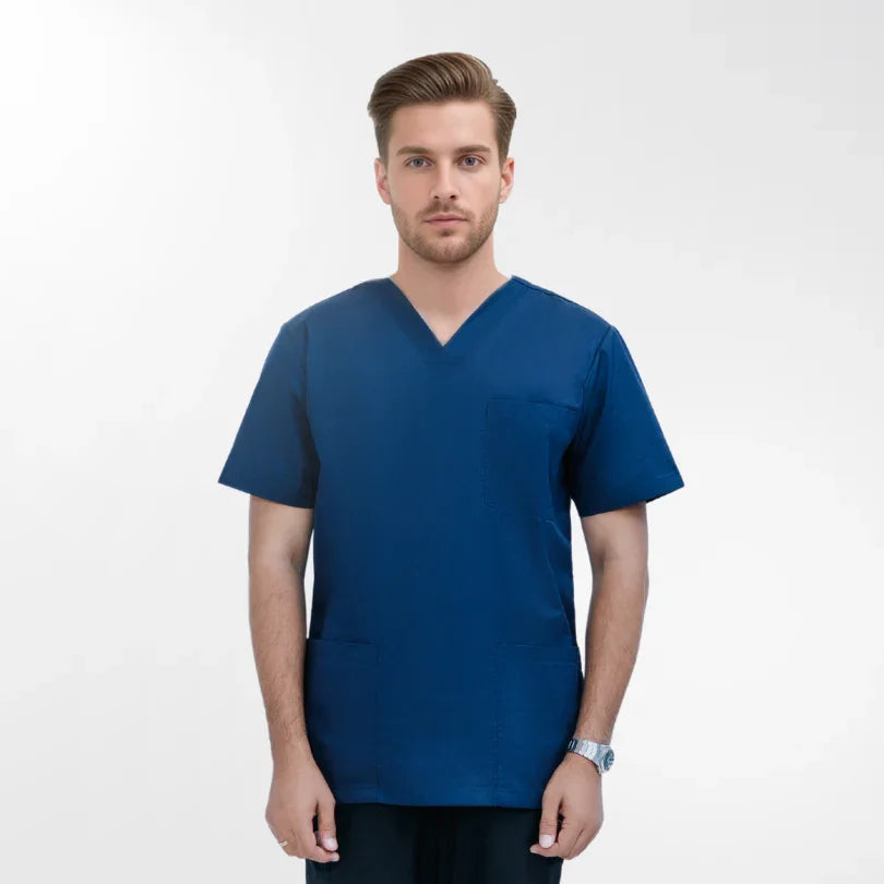 navy-scrub-top