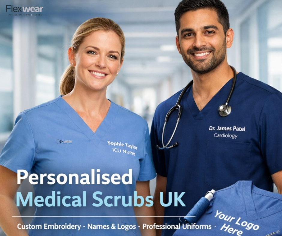 Personalised Scrubs UK: Medical Scrubs with Logo and Professional Customisation