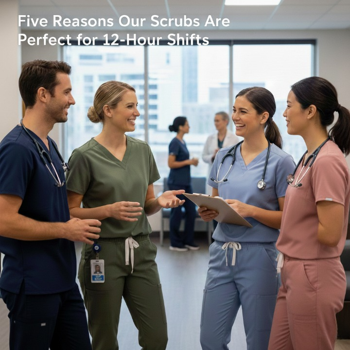 Five Reasons Our Scrubs Are Perfect for 12-Hour Shifts