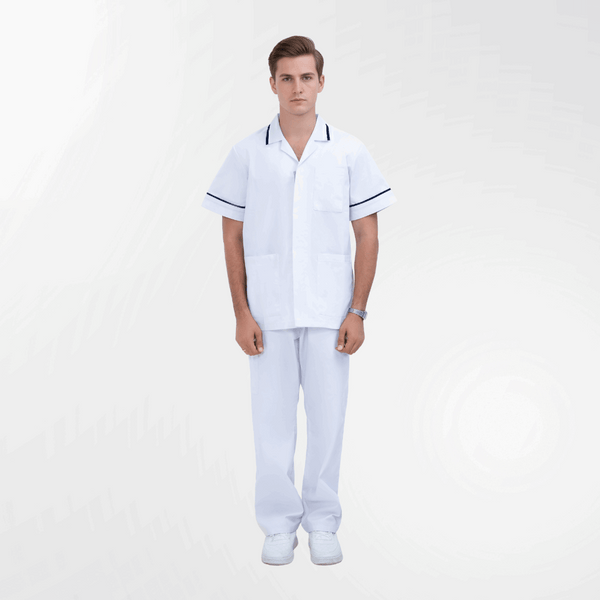 Unisex Tunic Scrub Set – Shirt Collar