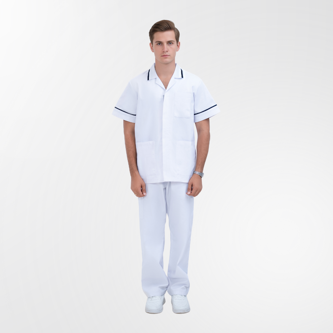 Unisex Tunic Scrub Set – Shirt Collar