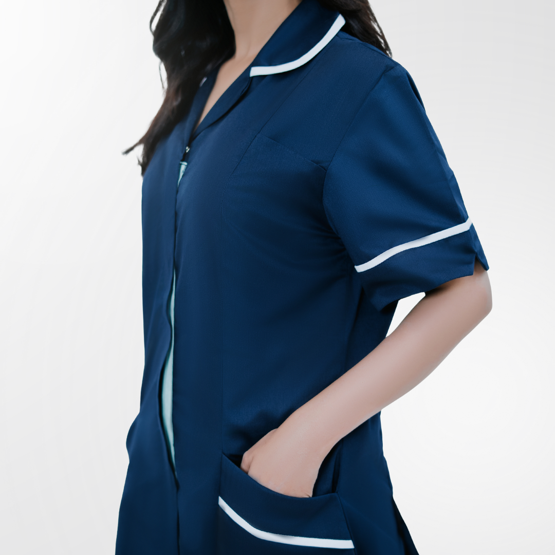 Women’s Tunic Scrub Top – Shirt Collar