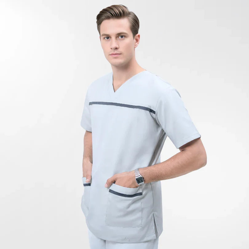 Unisex Semi-Fitted Pull-On Scrub Set
