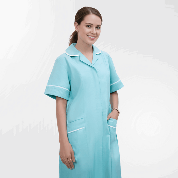 Royal Blue Nursing Dress UK – Flexwear Scrubs – Flex Wear Scrubs