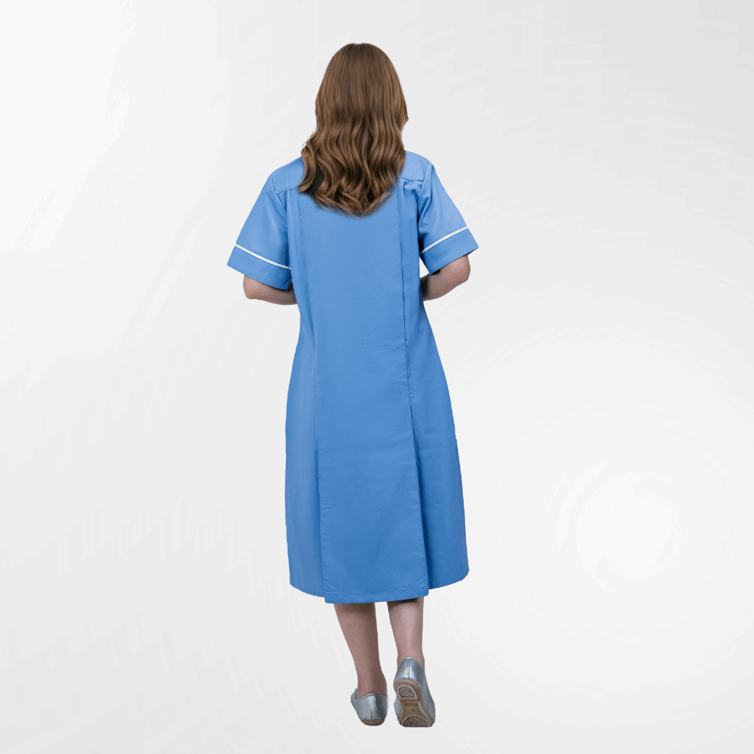 blue-long-nurse-dress