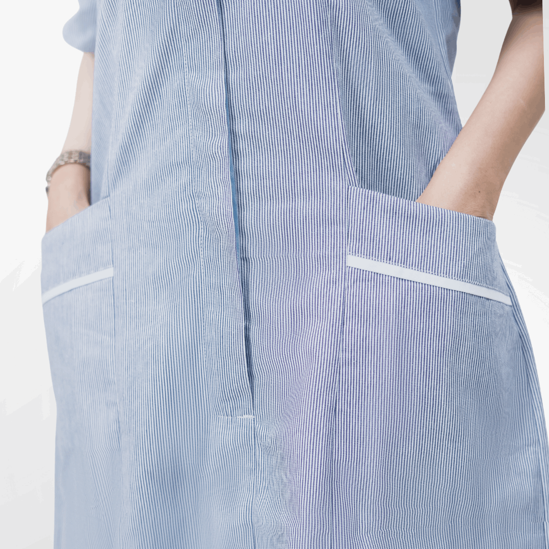 striped-nursing-dress