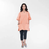 peach-scrub-uniform-tops​