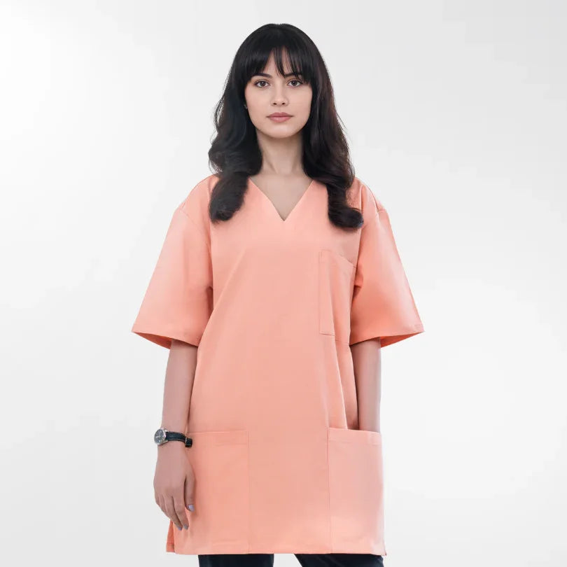 Womens Medical Scrub Top