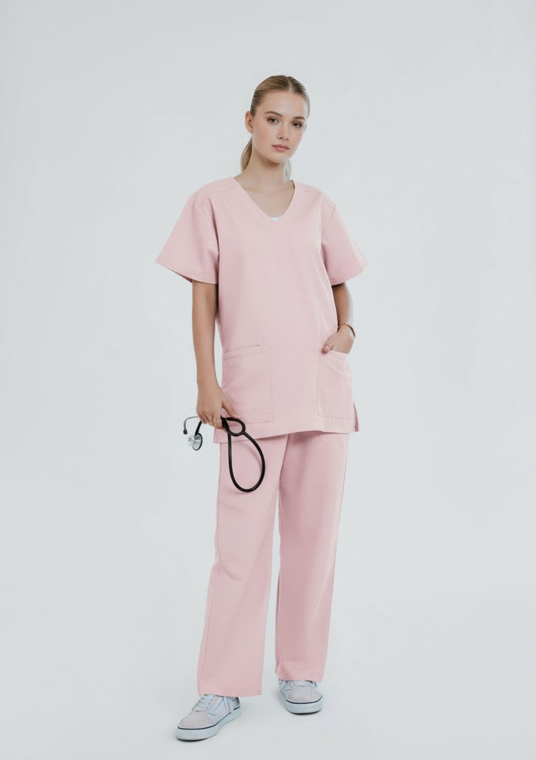light-pink-scrub-sets-for-women