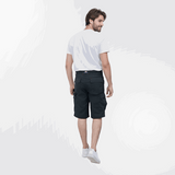 black-cargo-shorts