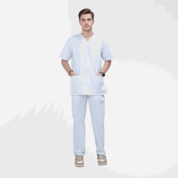 Unisex Scrub Set – 7 Pocket Utility (With Flap)