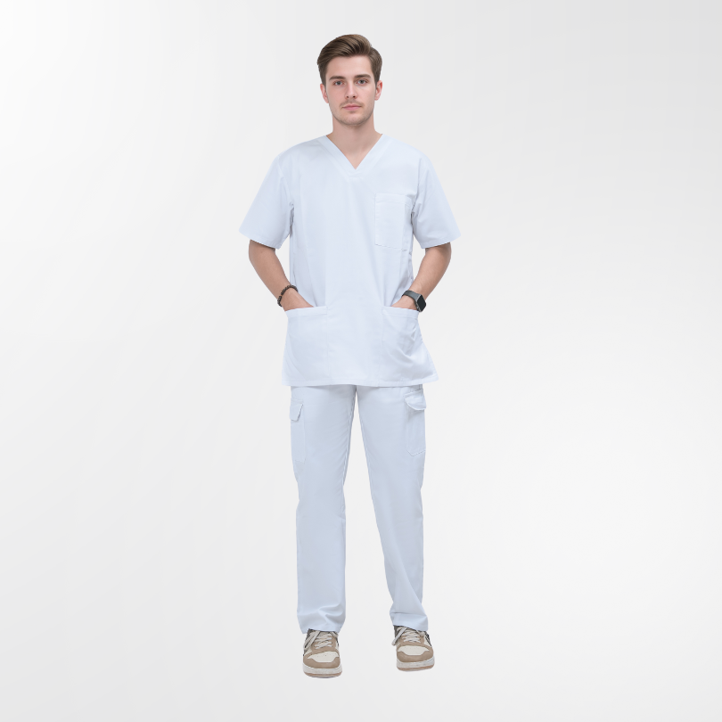 Unisex Scrub Set – 7 Pocket Utility (With Flap)