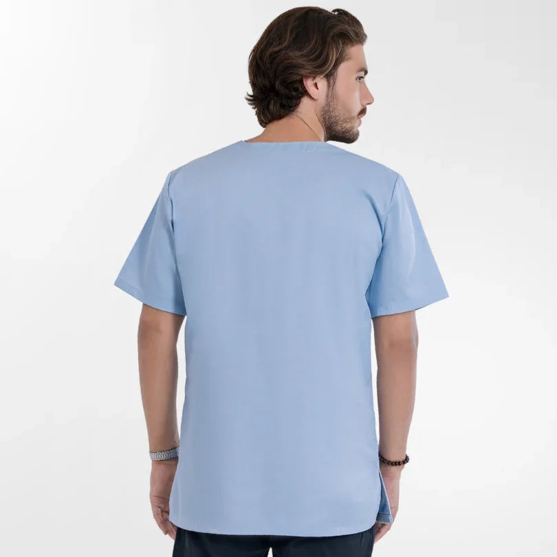 Unisex V-Neck Scrub Top – 3 Pockets