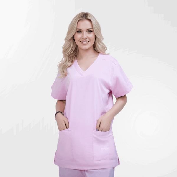Women’s Nurse Scrub Set – Slim Fit Top & Pants