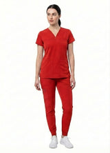 red-jogger-scrubs