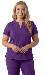 dark-lilac-scrub-uniform-tops