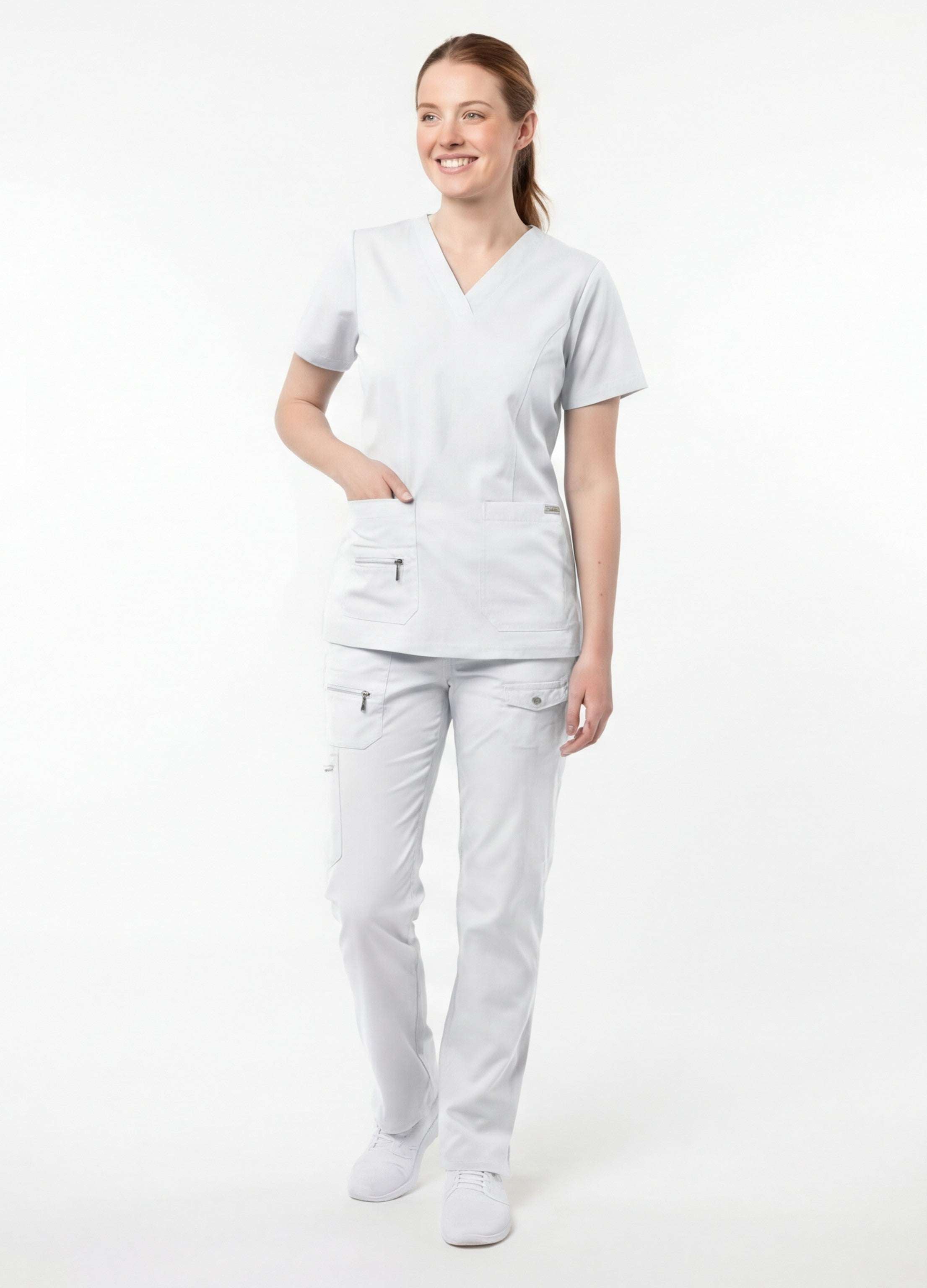 white-cheap-scrubs-sets​