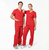 red-medical-scrubs-sets
