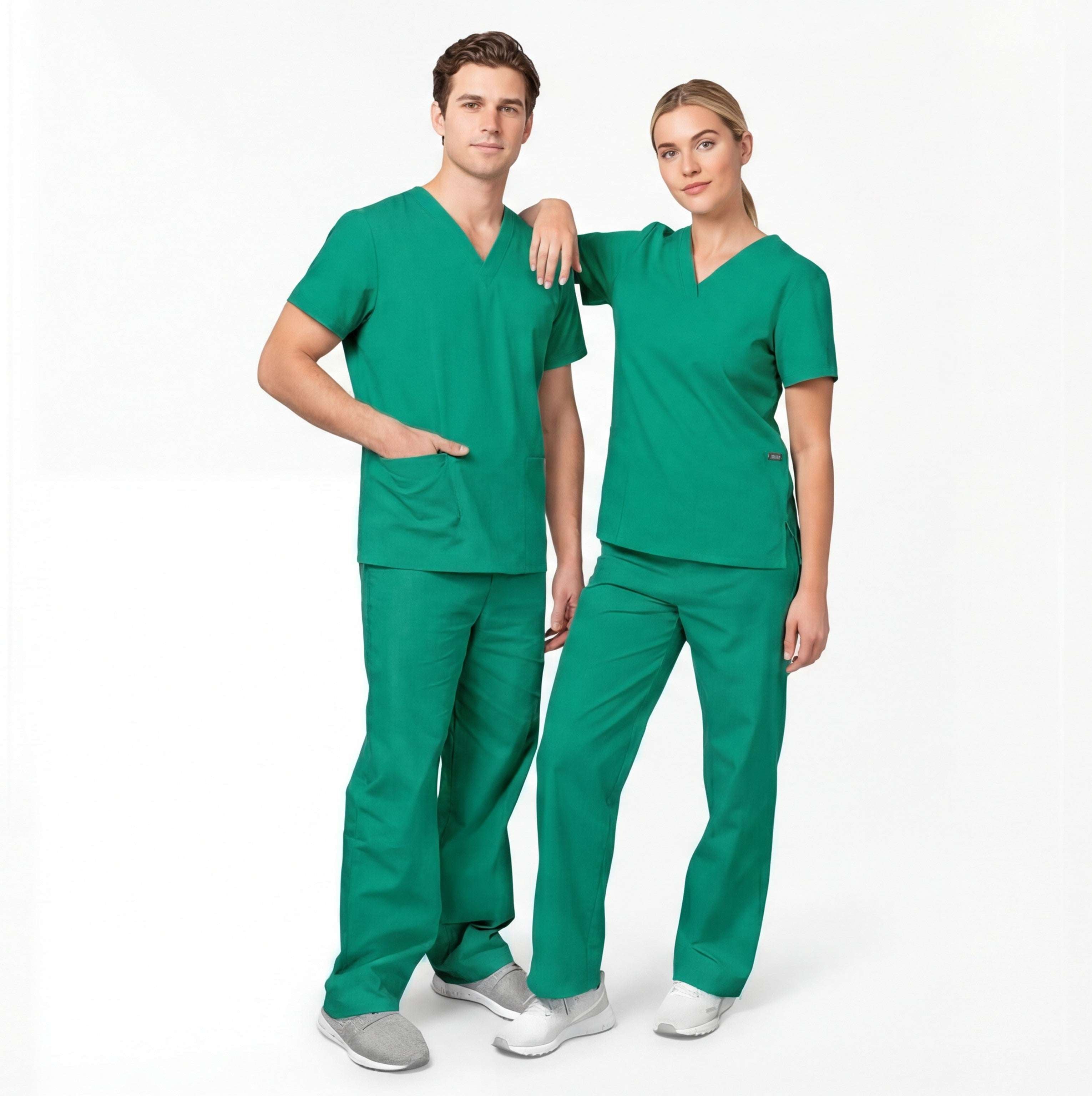 oil-green-medical-scrubs-sets