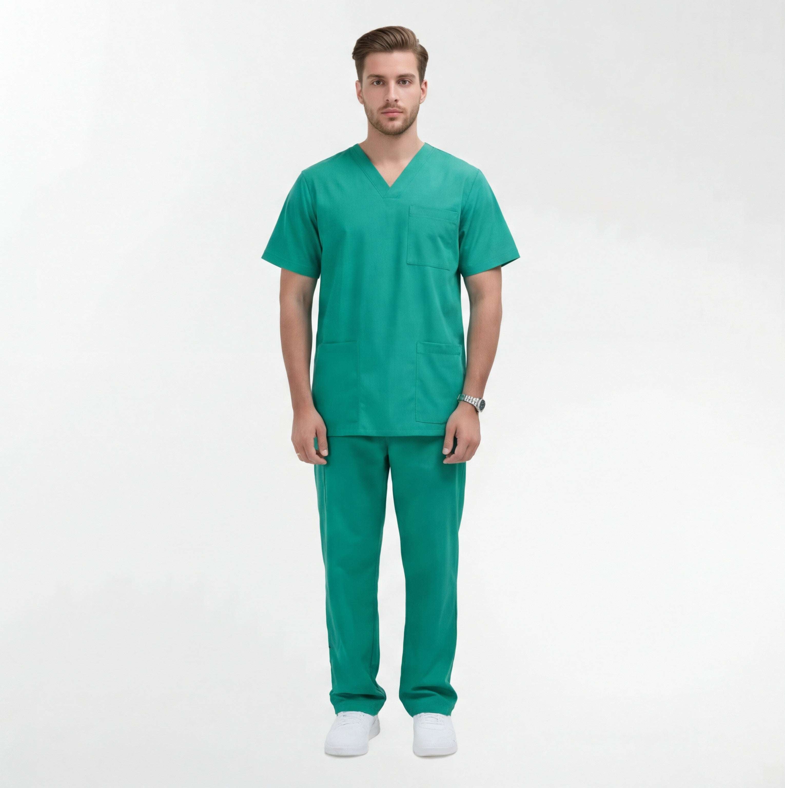 oil-green-scrubs-uniform