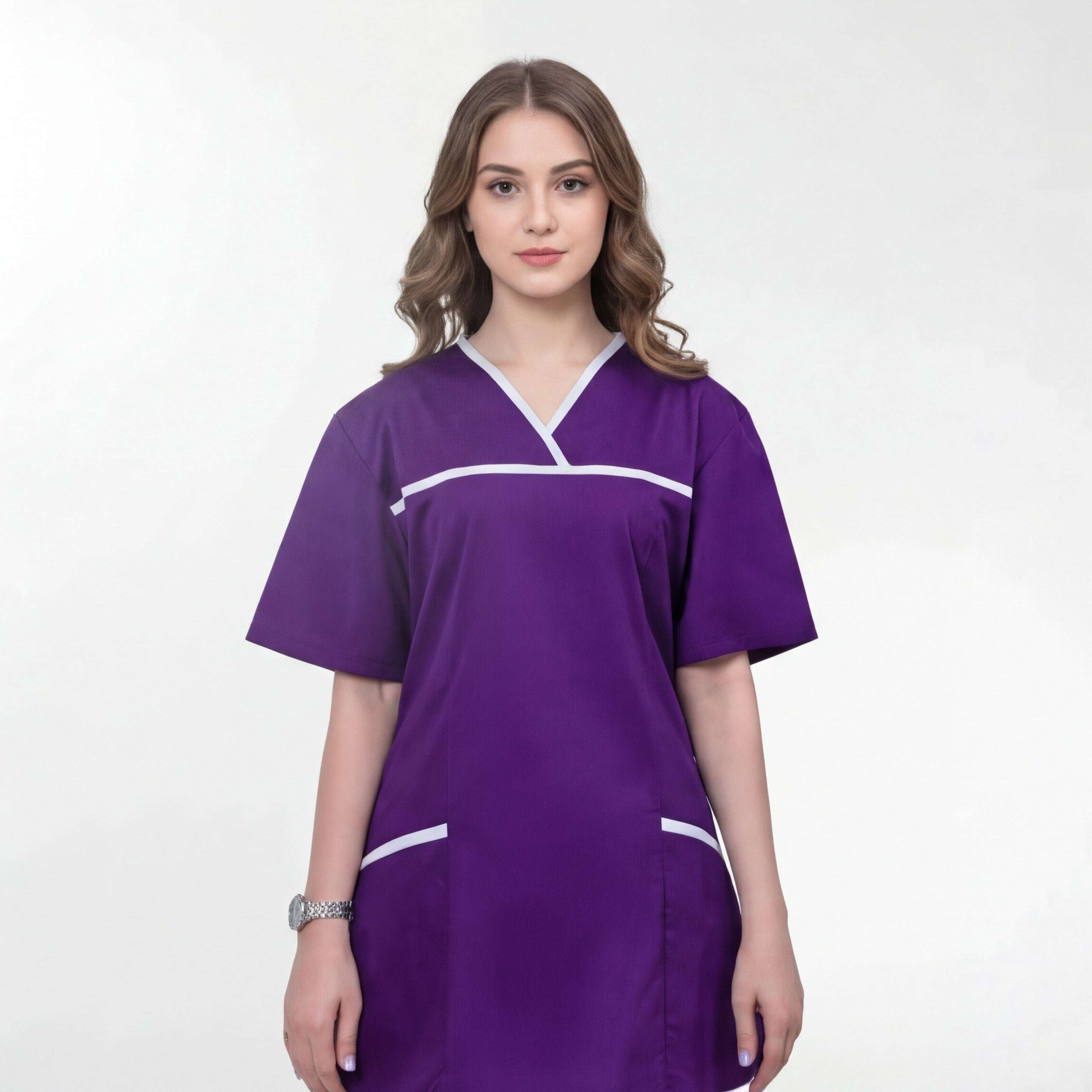 dark-lilac-maternity-scrub-tops