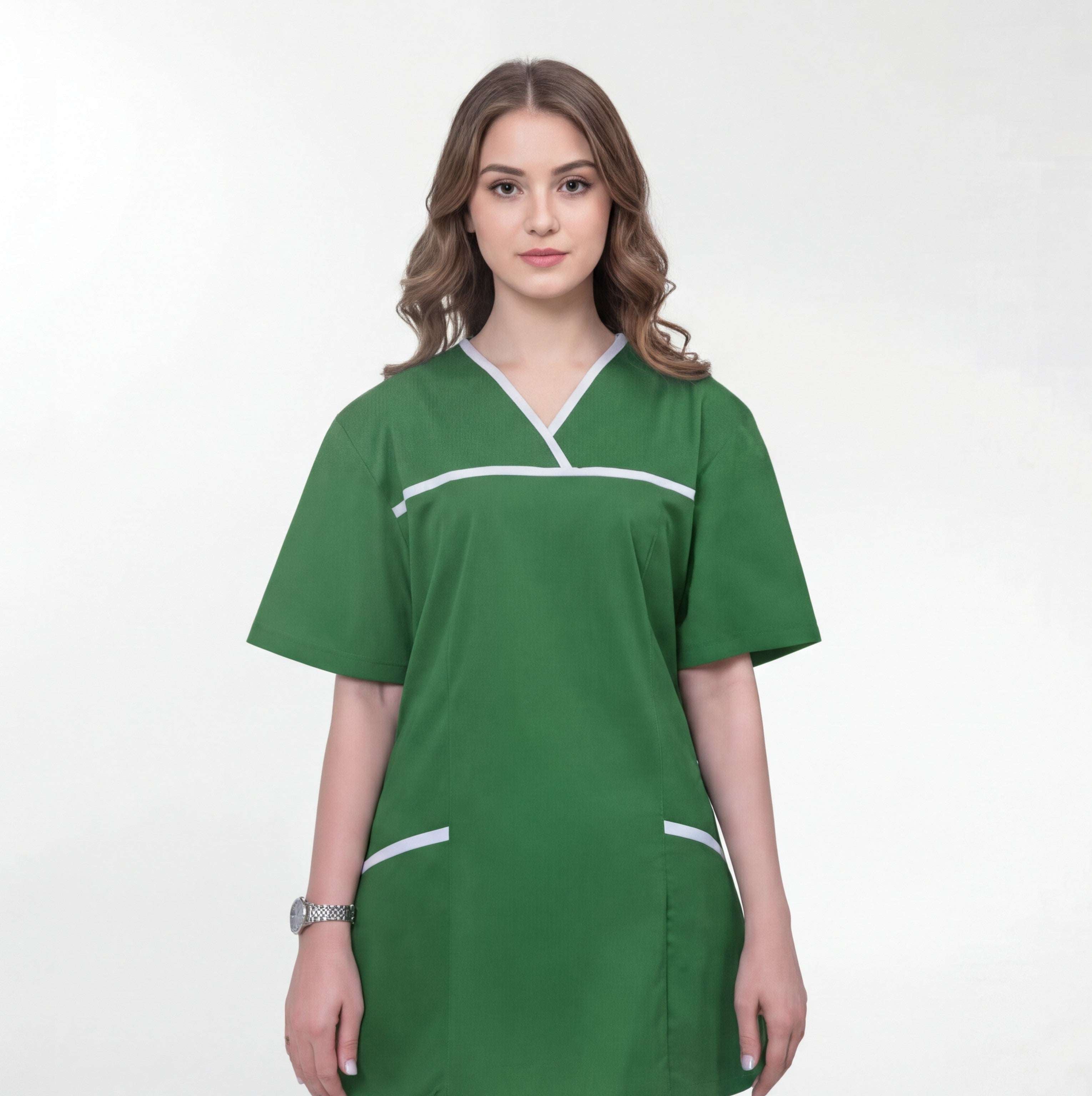 green-maternity-scrub-tops