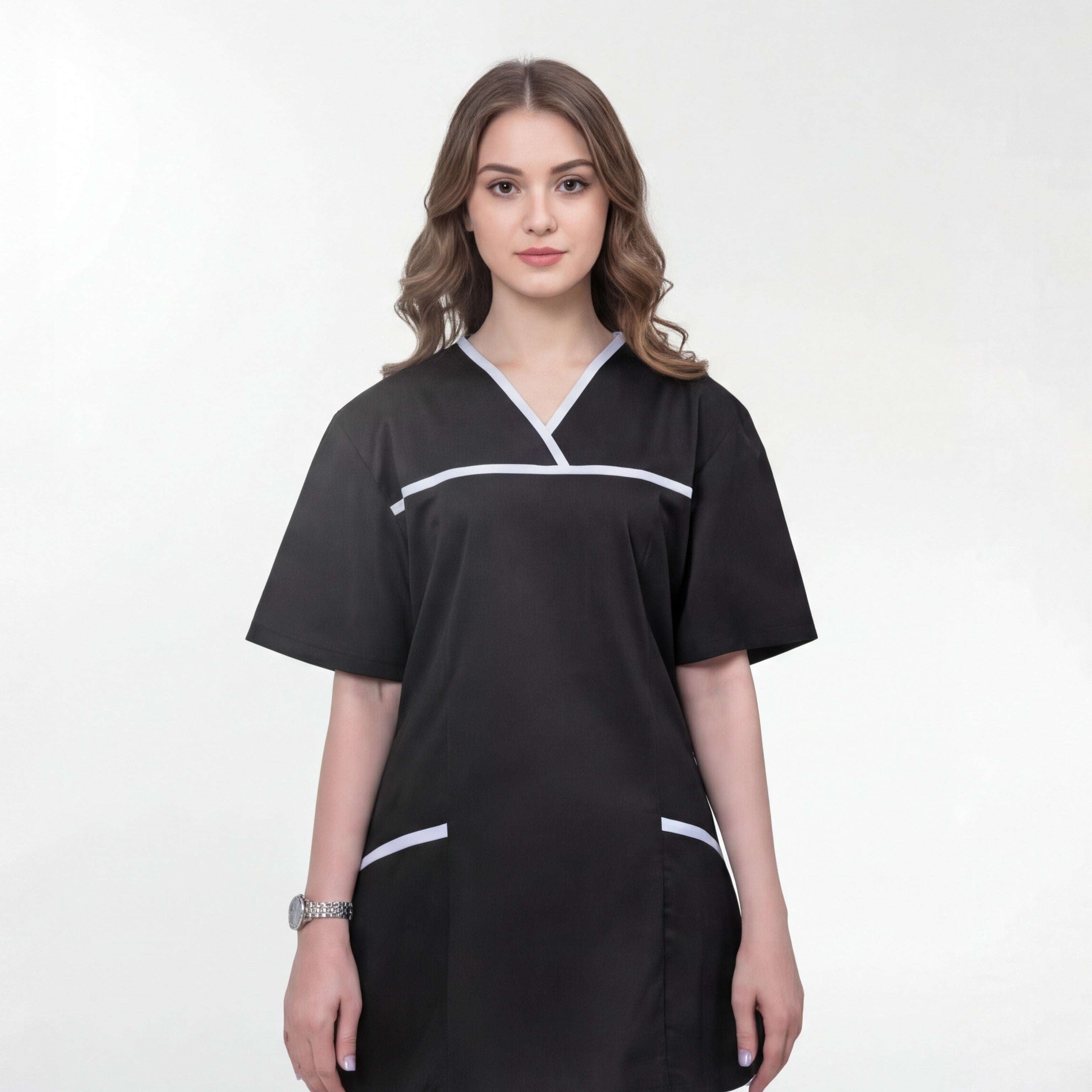 black-maternity-scrub-tops