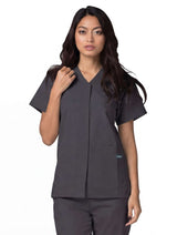 stone-grey-scrub-tops-with-pockets-uk