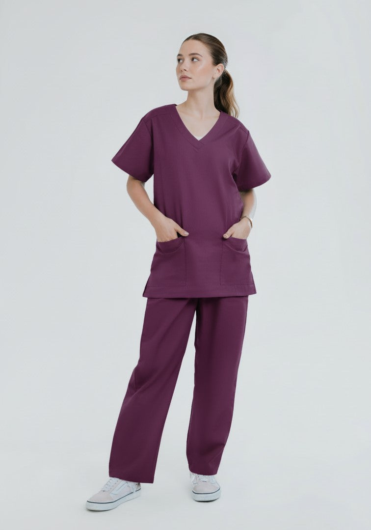 dark-lilac-scrub-sets-for-women