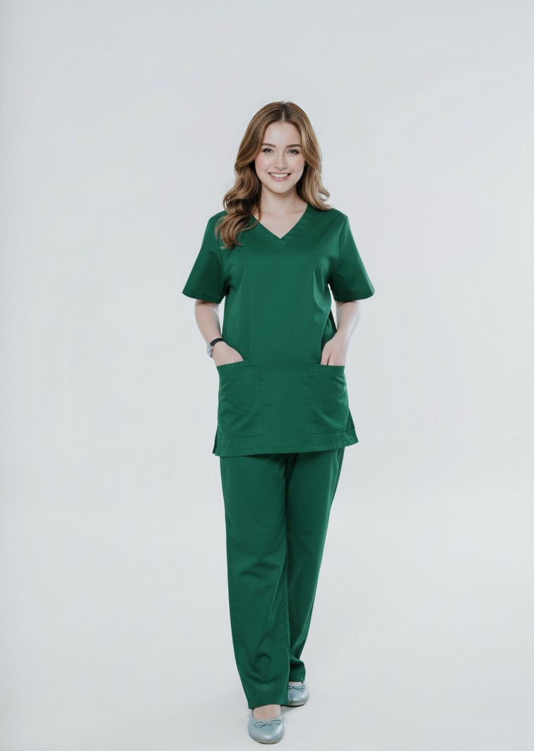 green-personalized-medical-scrubs