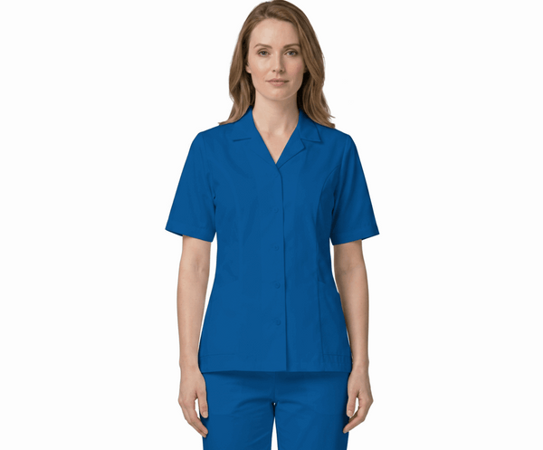 Women’s Lapel Collar Buttoned Top