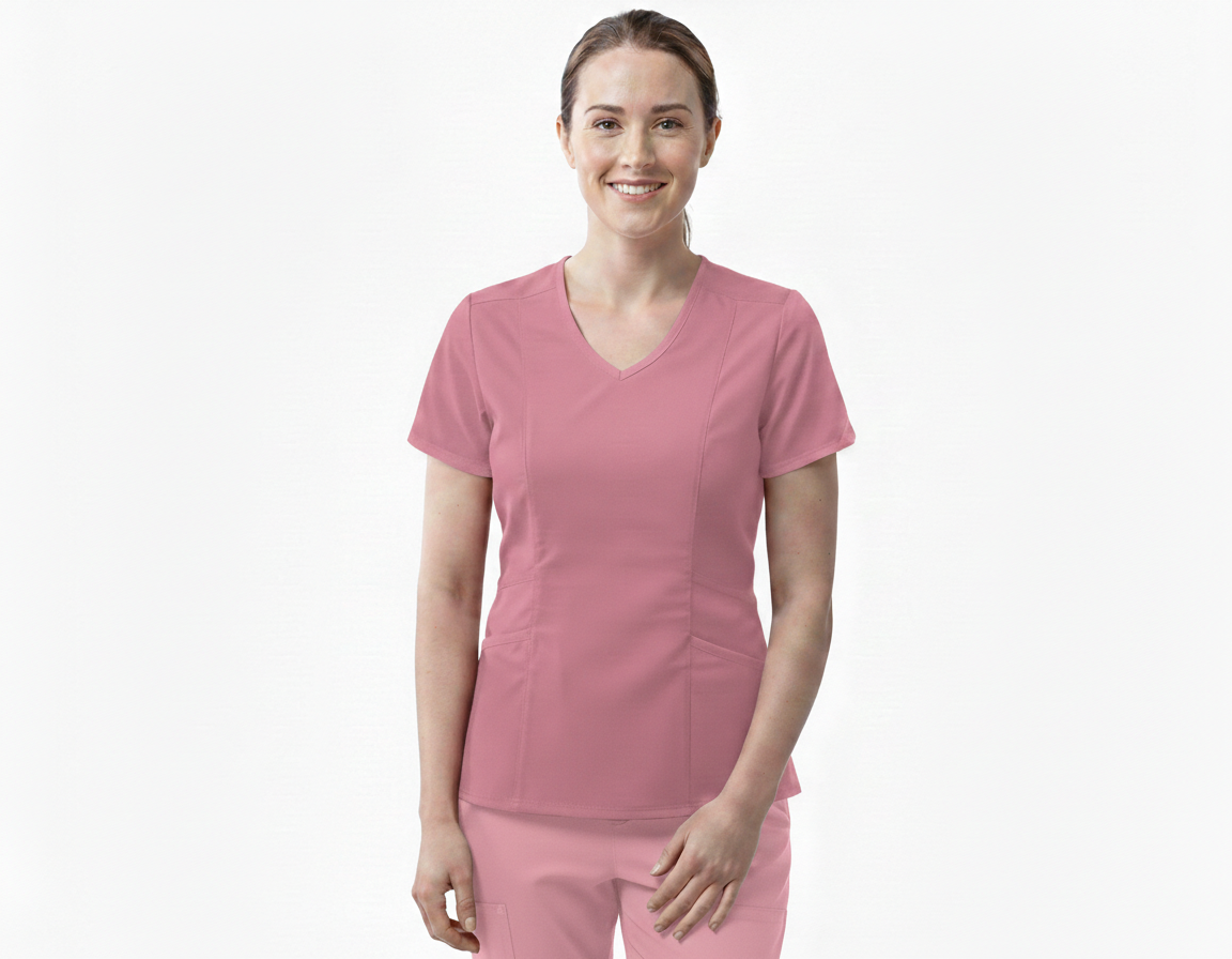 Women’s Modern V-Neck Medical Scrub Top