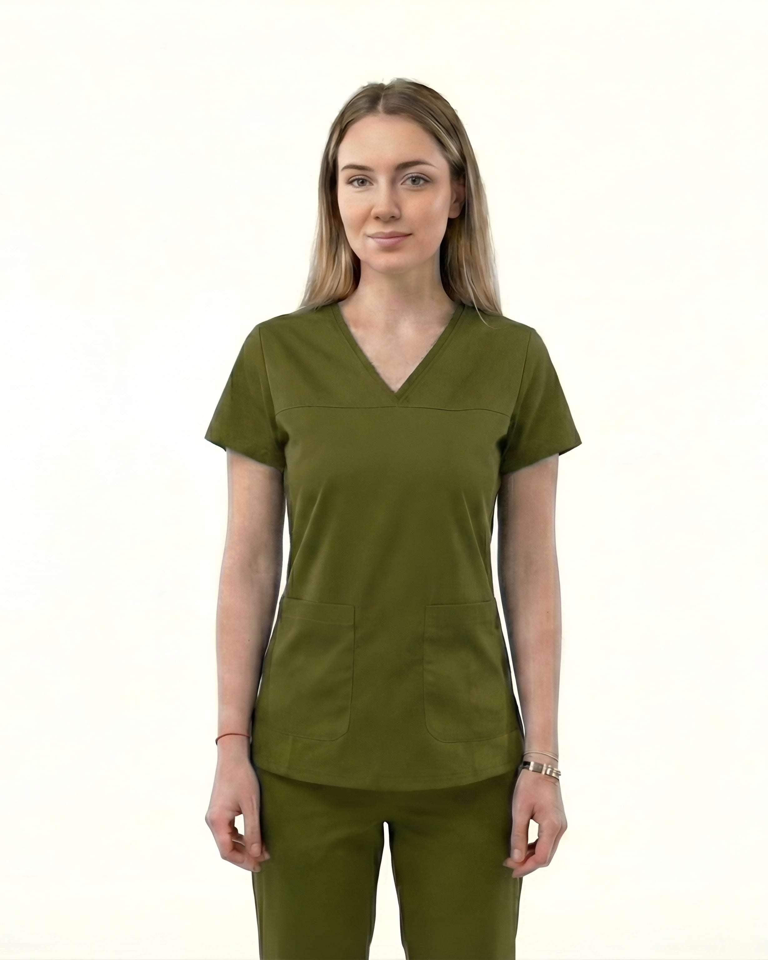 oil-green-maternity-scrub-tops
