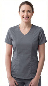 grey-scrub-tops-for-women-uk