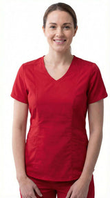 red-scrub-tops-for-women-uk