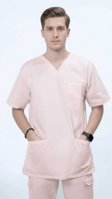 light-pink-unisex-scrub-sets
