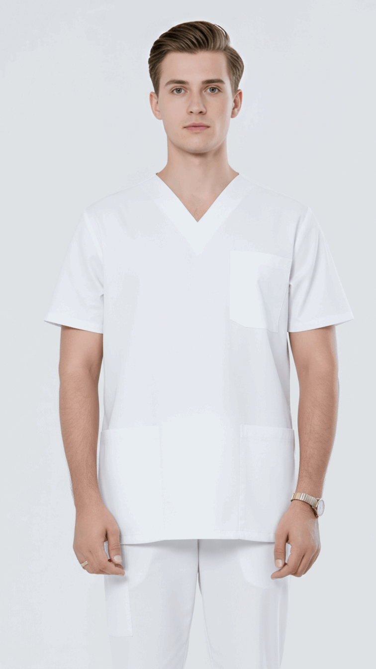 white-scrubs-with-pockets