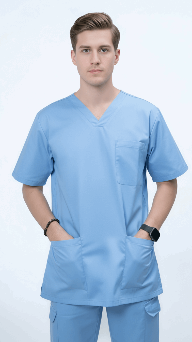 Unisex Half Sleeve Scrub Set – Comfort Fit