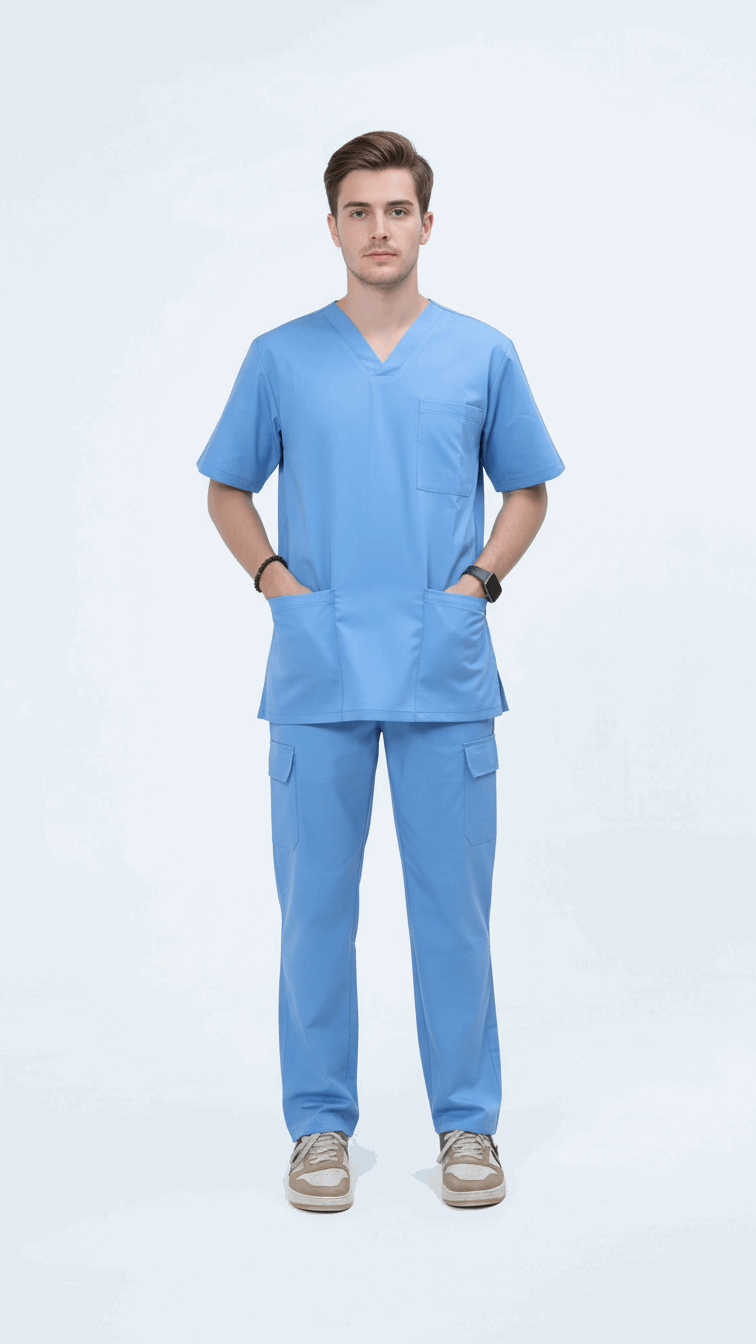 Unisex Half Sleeve Scrub Set – Comfort Fit