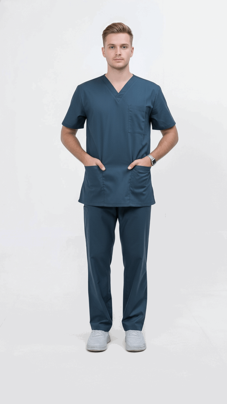 Unisex Half Sleeve Scrub Set – Comfort Fit
