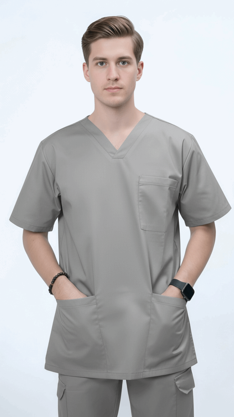 grey-unisex-scrub-sets