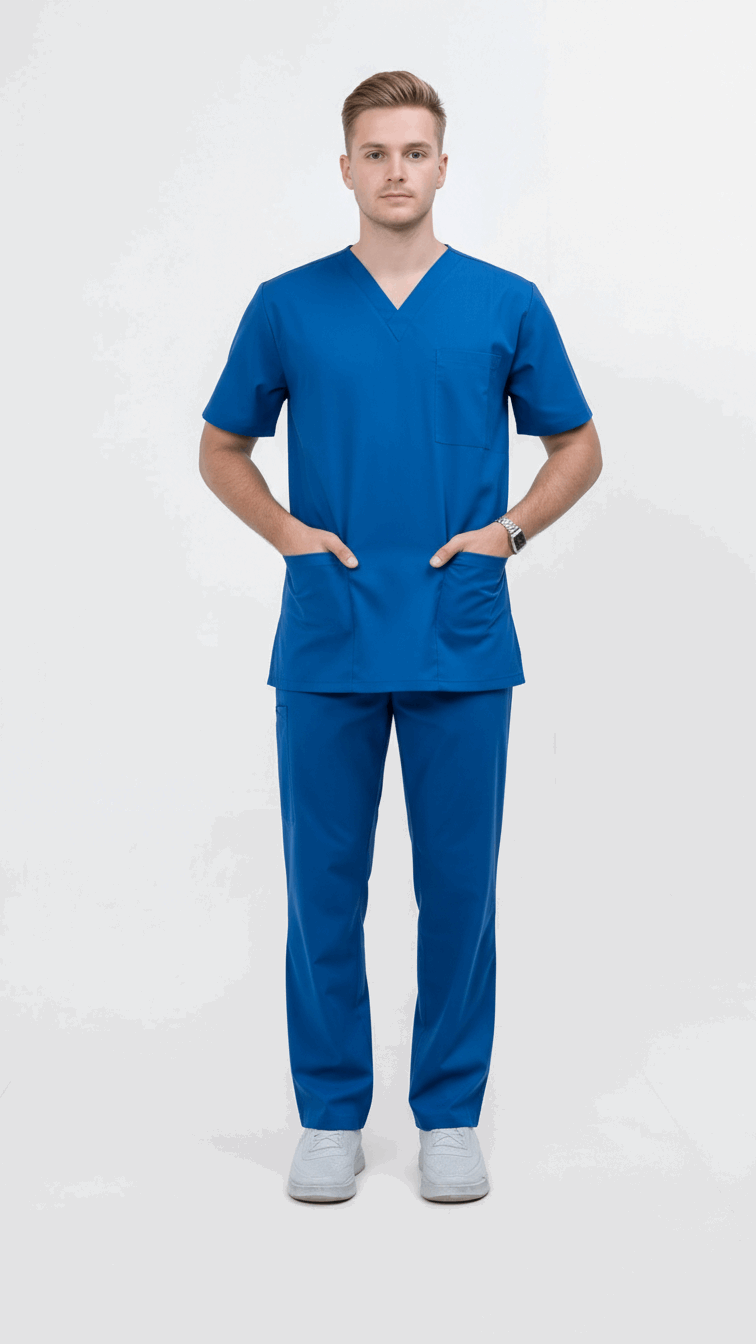 Unisex Half Sleeve Scrub Set – Comfort Fit