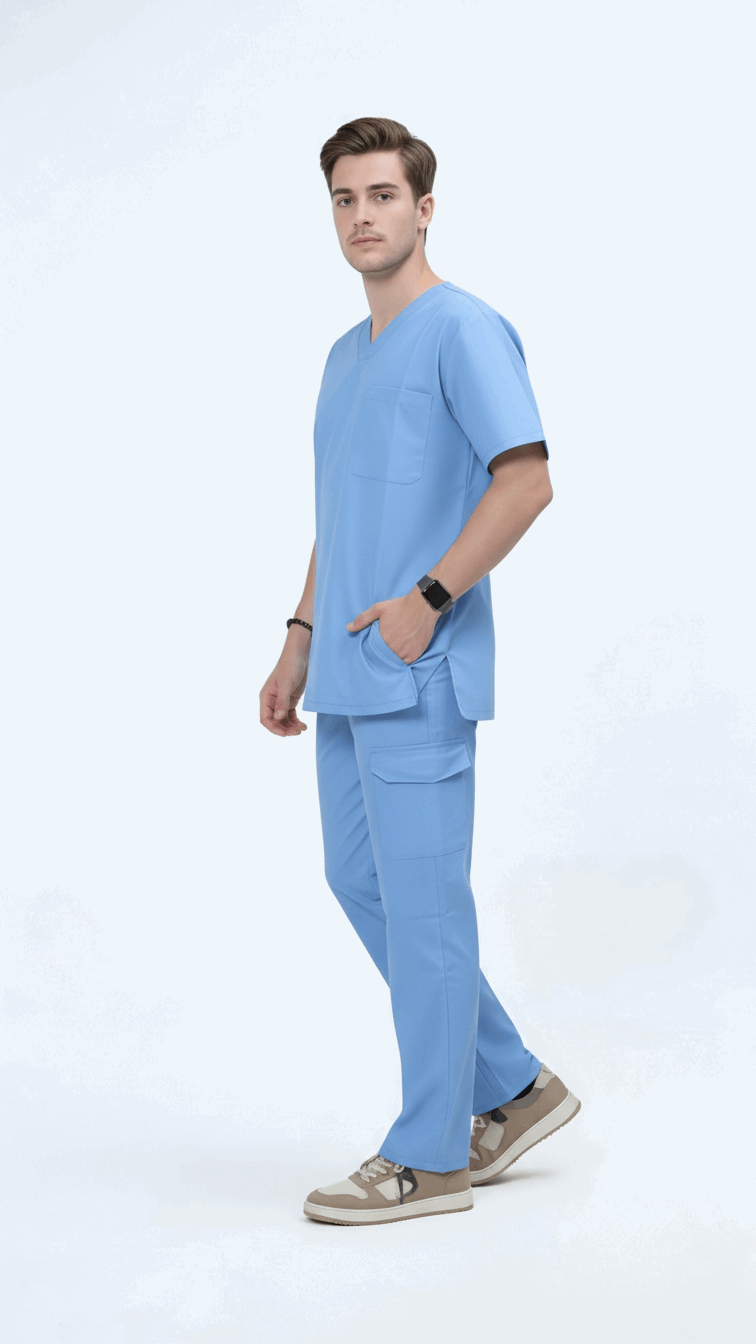 Unisex Half Sleeve Scrub Set – Comfort Fit