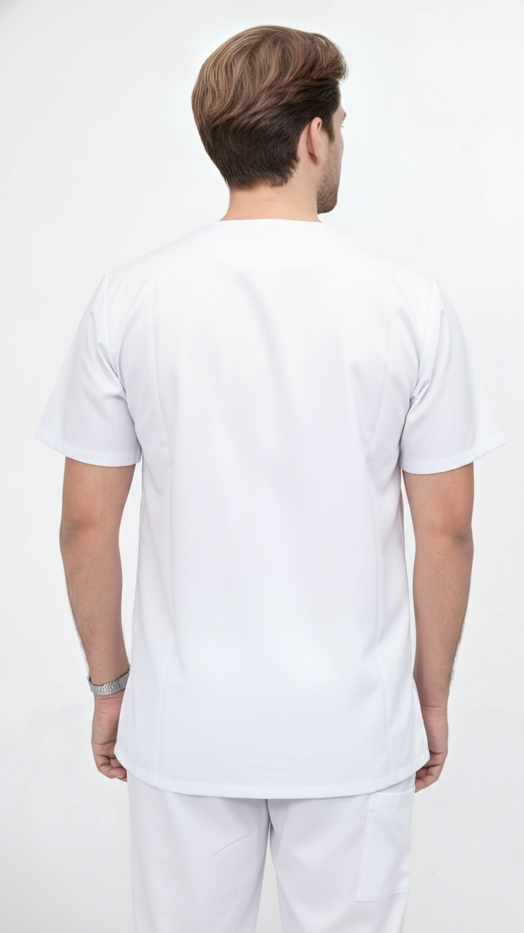 Unisex 5-Pocket Dental Scrub Set