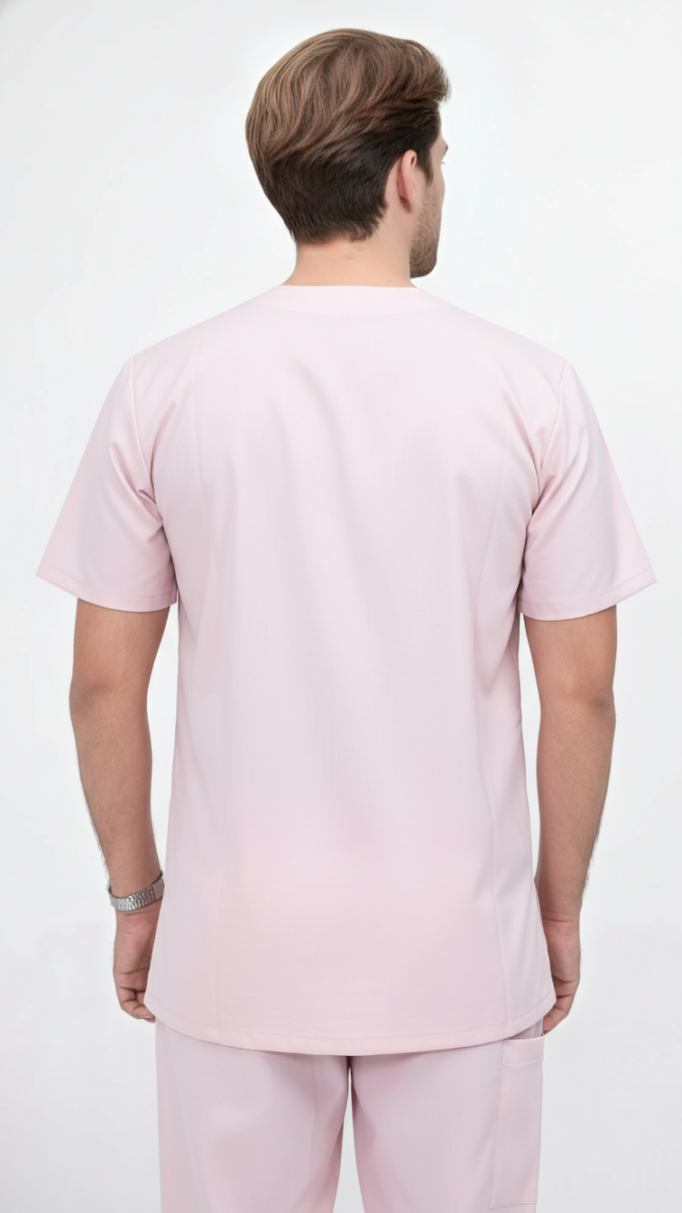 Unisex 5-Pocket Dental Scrub Set