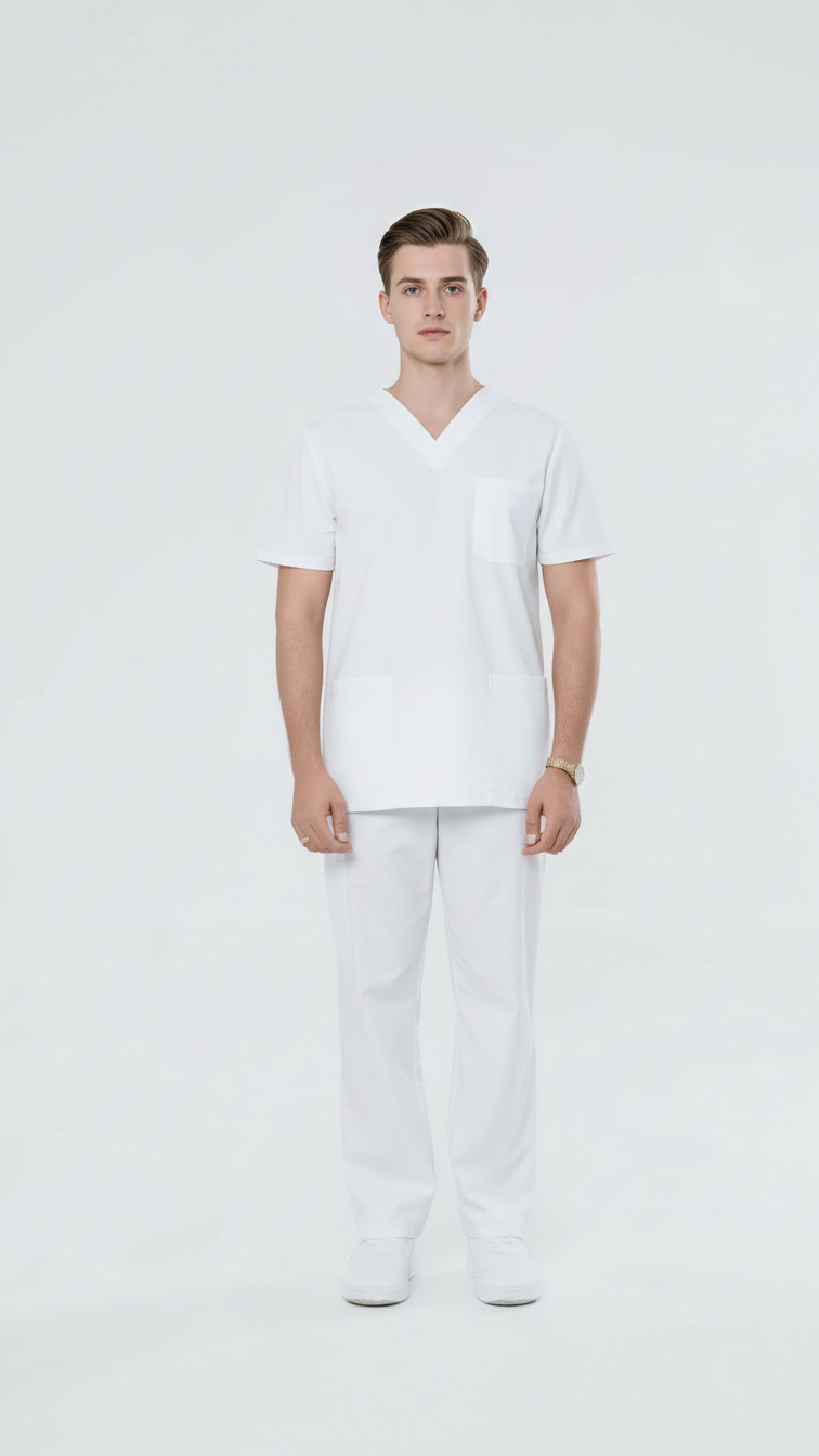 white-scrubs-with-pockets