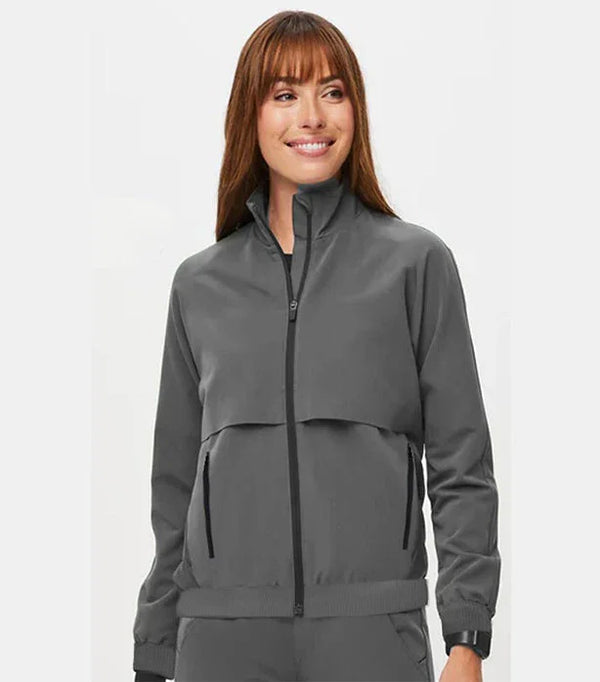 Unisex Twill Scrub Jacket – Zip, 2 Pockets