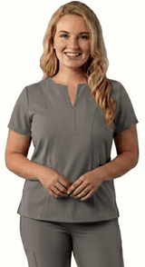 grey-scrub-uniform-tops