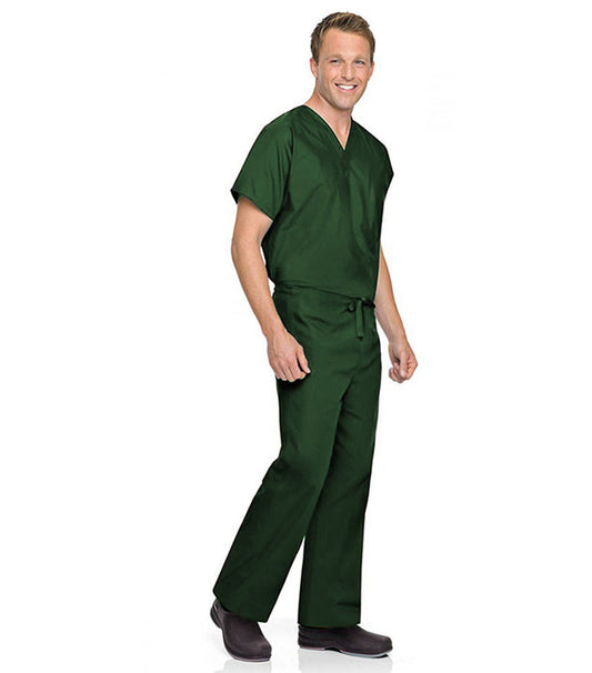 Twill Unisex Reversible Scrub Set - 4 Pockets, Half Sleeves (1 pocket top 1 pocket pant) & 2 inside Pockets (Copy) (Copy)