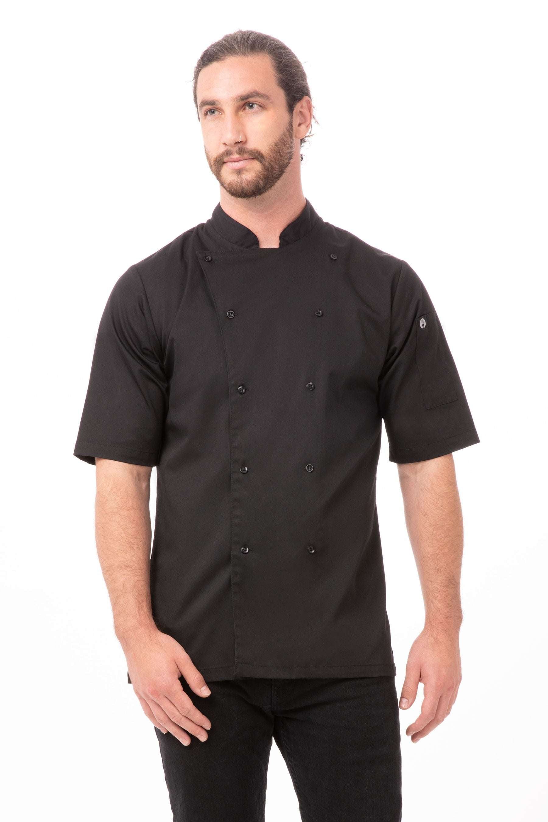 black-chef-coat-jacket